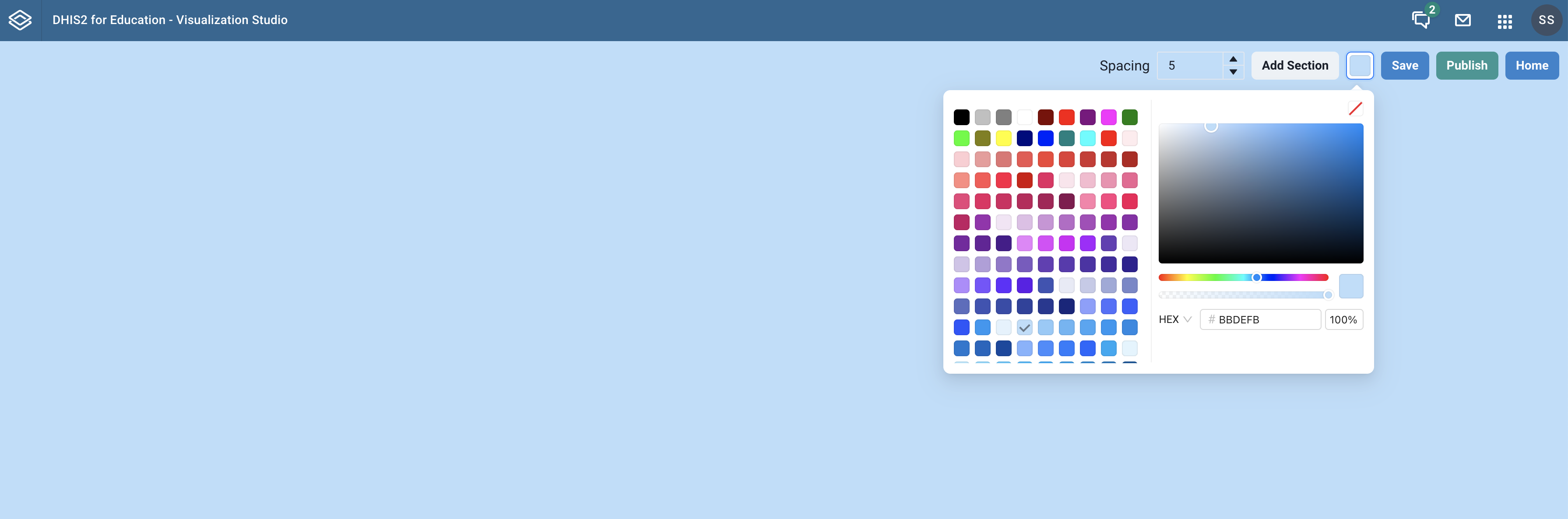 Dashboard - bg-color